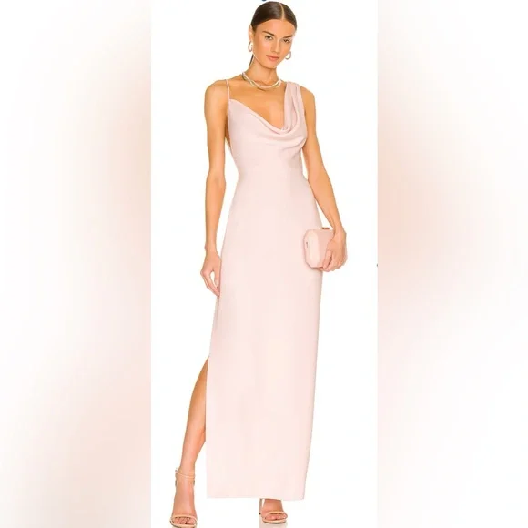 strapless open back dress Amanda Uprichard Windsor Tweed Picket Mini Dress in Light Pink/Pink – Suite  201